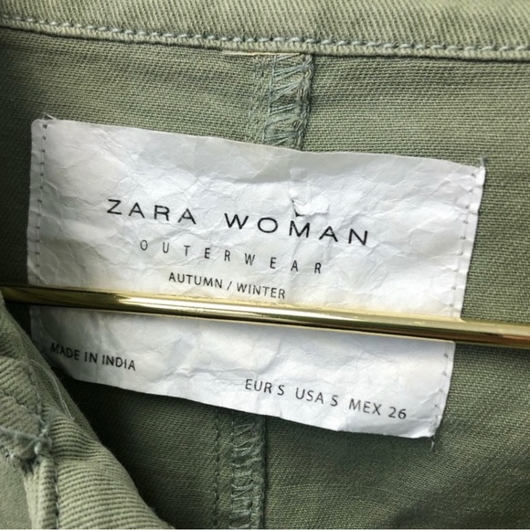 ZARA FRINGE TASSEL NICKLE JACKET SMALL - Picture 9 of 9